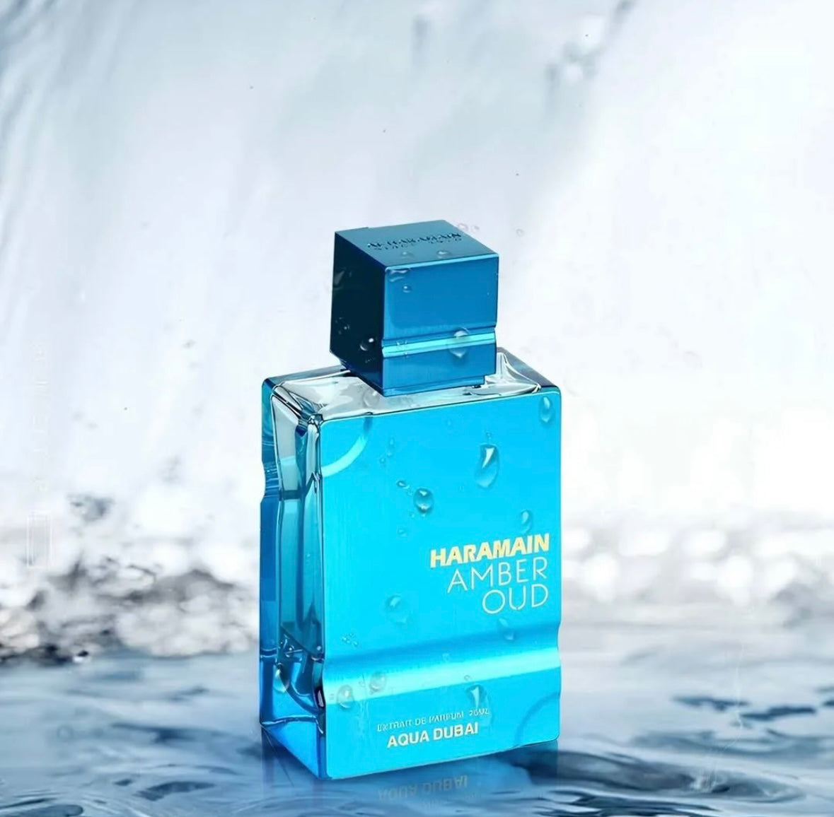 NEW AL HARAMAIN AMBER OUD AQUA DUBAI EXTRAIT DE PARFUM (3.4 Oz) 100ML
