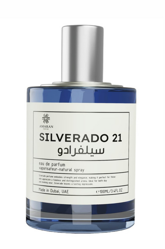 SILVERADO 21 EDP UNISEX - 100ML (3.4oz) BY AMARAN