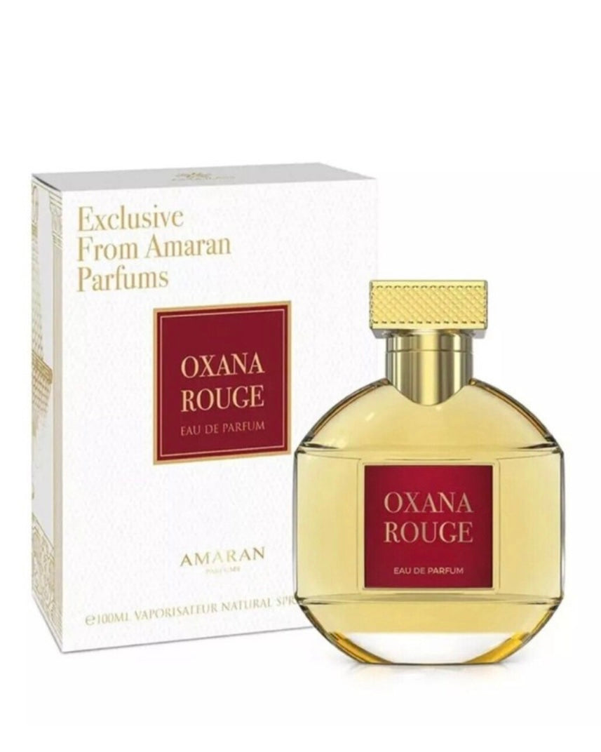OXANA ROUGE UNISEX EDP - 100MI (3.40z) By AMARAN (Inspired by Baccarat Rouge 540)